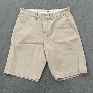 Old Navy Men's Tan Flat Front Shorts